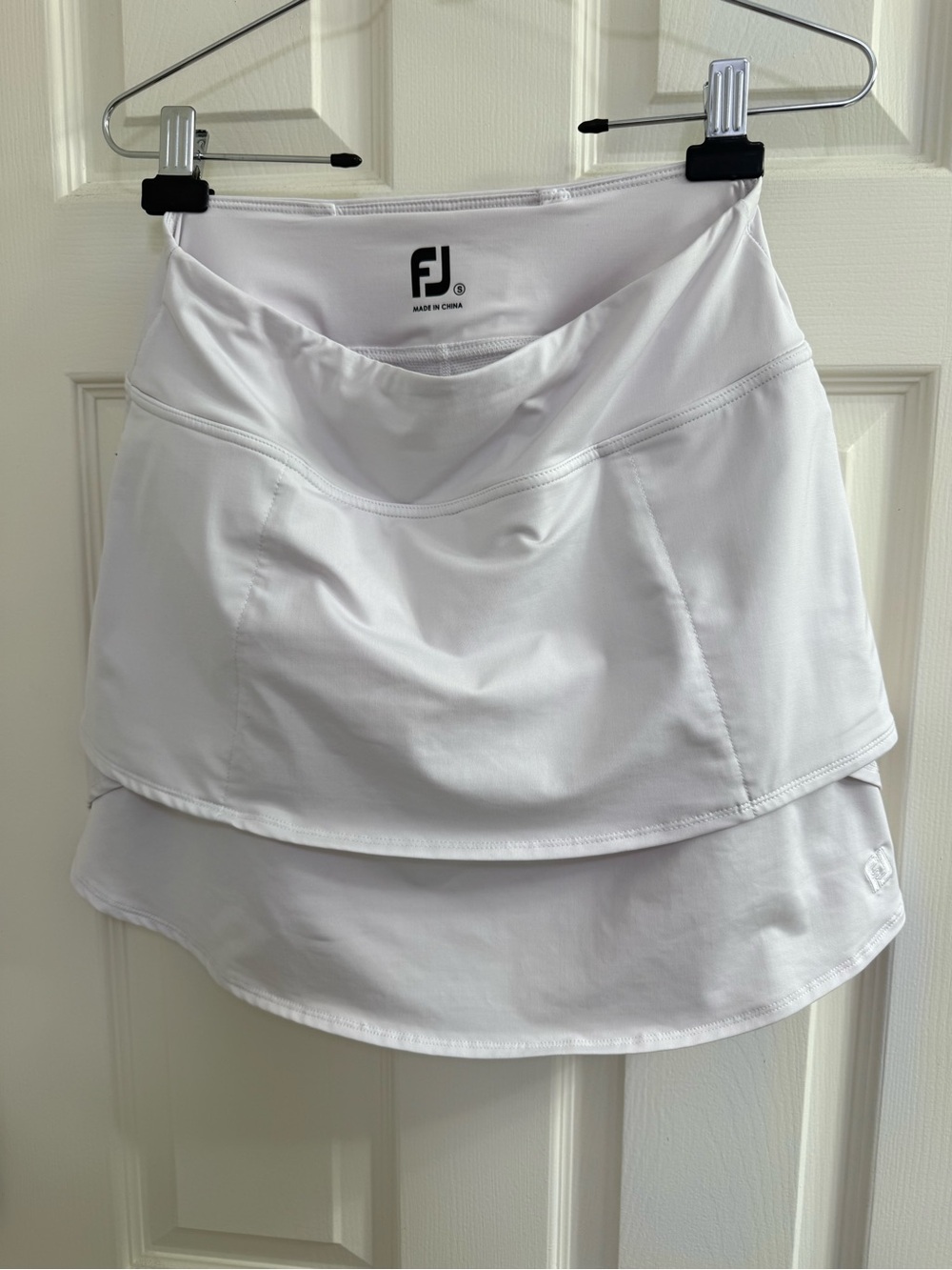 FootJoy White High-Low Golf Skort